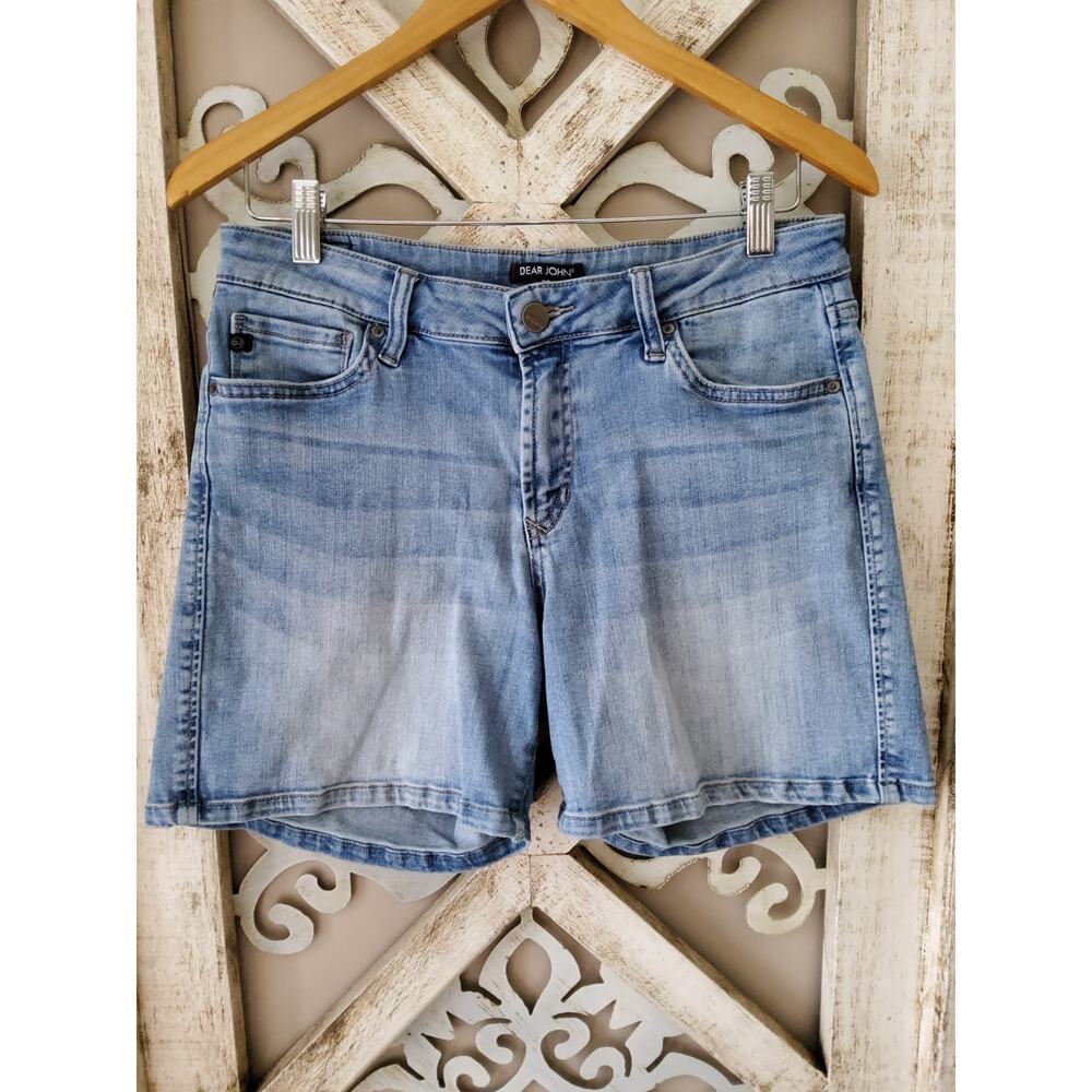 Dear John Denim Shorts 5" Inseam Size 29 Faded Denim Women's 8